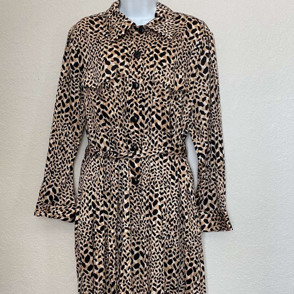 Cheetah Print WHO WHAT WEAR Dress